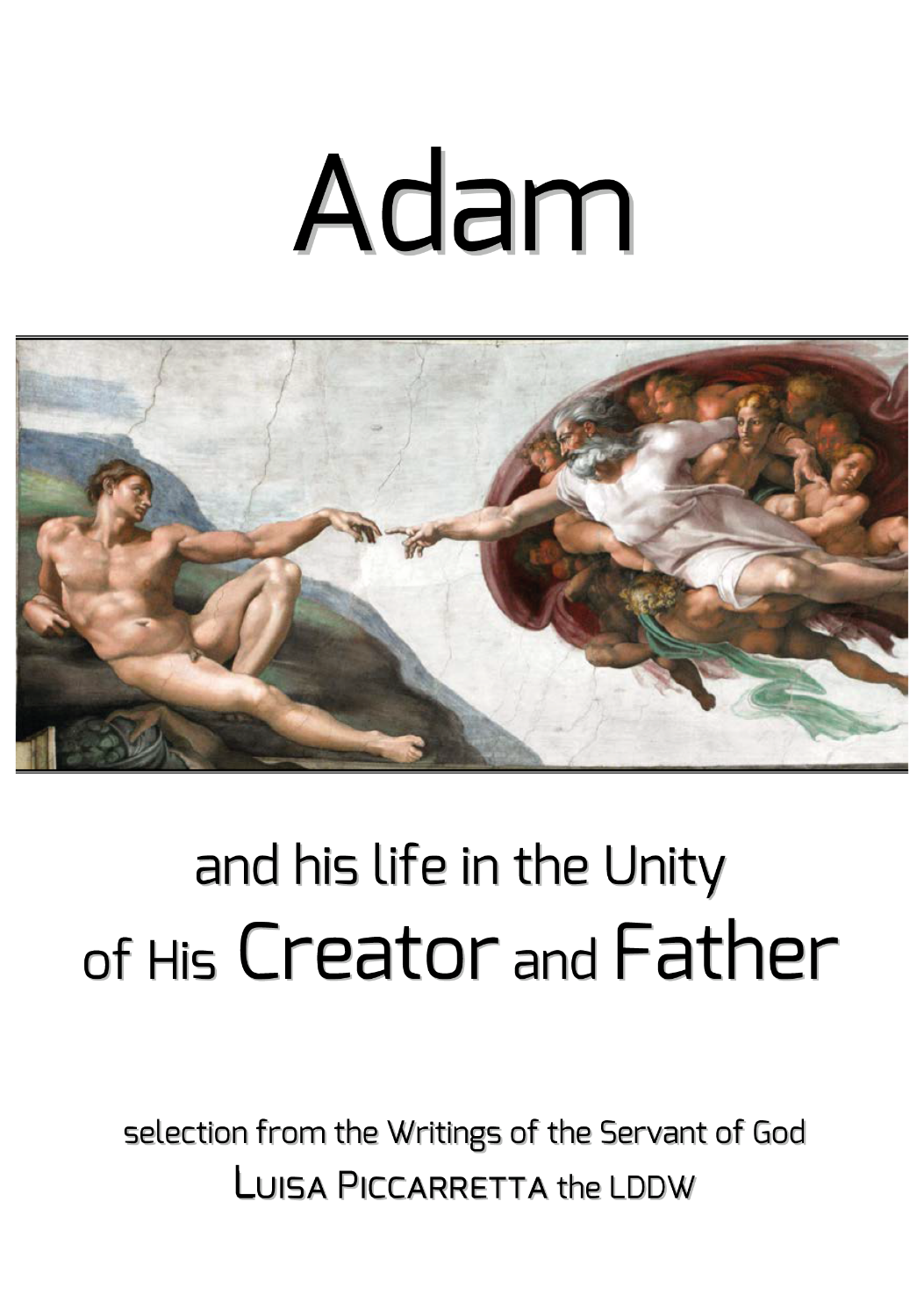 Adam and his life in the unity of his Creator - download